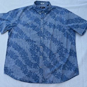 Reyn Spooner, short sleeve shirt, size 2XL
